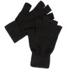Mens Black Fingerless Gloves One Size Fits All by MAGIC