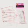 TgoBeauty 10pcs/set Eyebrow Stamp Stencil Kit Eyebrow Stencils Reusable Silicone
