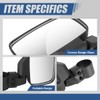 Auto Dynasty UTV Side Mirrors Convex Rear View Anti-Glare 360