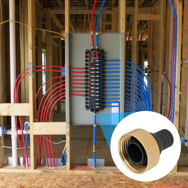 50141 3/4" PEX Crimp Supply Adapter for Viega ManaBloc and