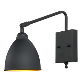 Pathson Swing Arm Bathroom Wall Sconce Vintage Wall Light Fixture Adjustable Wall Sconce Lighting for Living Room