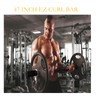 Olympic EZ Curl Barbell Bar, 47” Strength Training EZ Bar