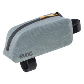 EVOC TOP Tube Pack WP, Lightweight Bike Accessory (Ideal Bike Frame Bag, Perfect Bike Bag, Versatile Bike Bag, Dimensions: 20 x 5 x 8.5 cm, Weight: 70 g, Volume: 0.8 l), Steel