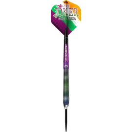 Mission Darts John O'Shea 'The Joker' | 95% Tungsten Steel & Soft Tip Darts | Coral PVD Steel Tip