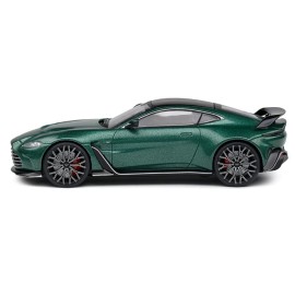 DCD 1/43 Diecast Model Car Aston Martin V12 Vantage in Racing Green with Black Top Solido Collection