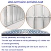 DuuMuut Galvanized Steel Drain Grate 24x24 in, B-Class 28100 lbs