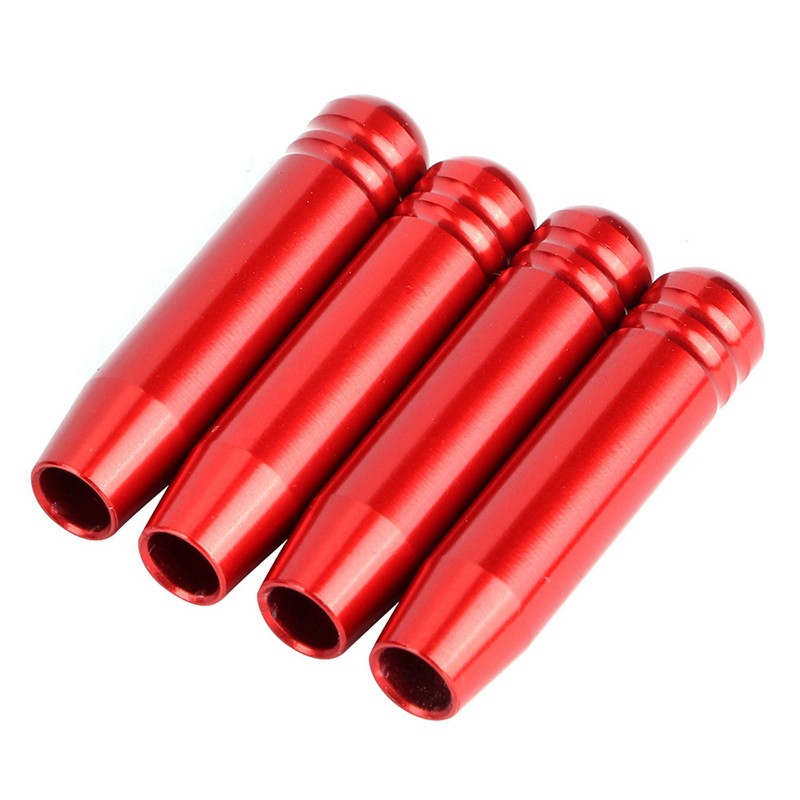 4Pcs Aluminium Door Lock Pin Buttons Knob Cover Trim Fit