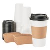 RACETOP RACETOP Disposabe Coffee Cups with Lids and Sleeves 16