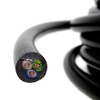 3 Core 1.5mm Black Cable Round 3183Y H05VV-F, for lighting