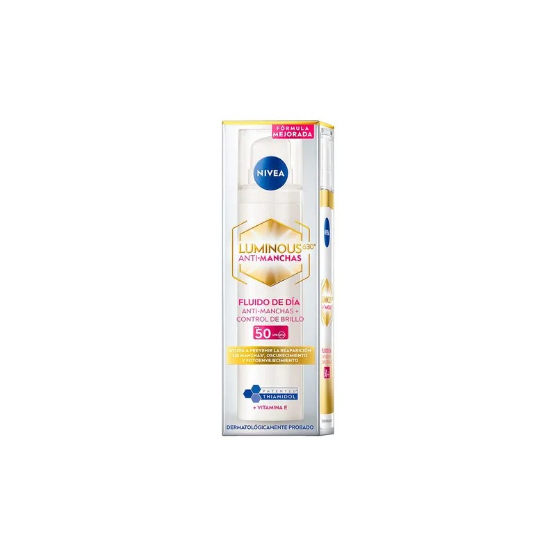 Fluido NIVEA Luminous Antimanchas Cellular Fps50 40ml Tipo de piel