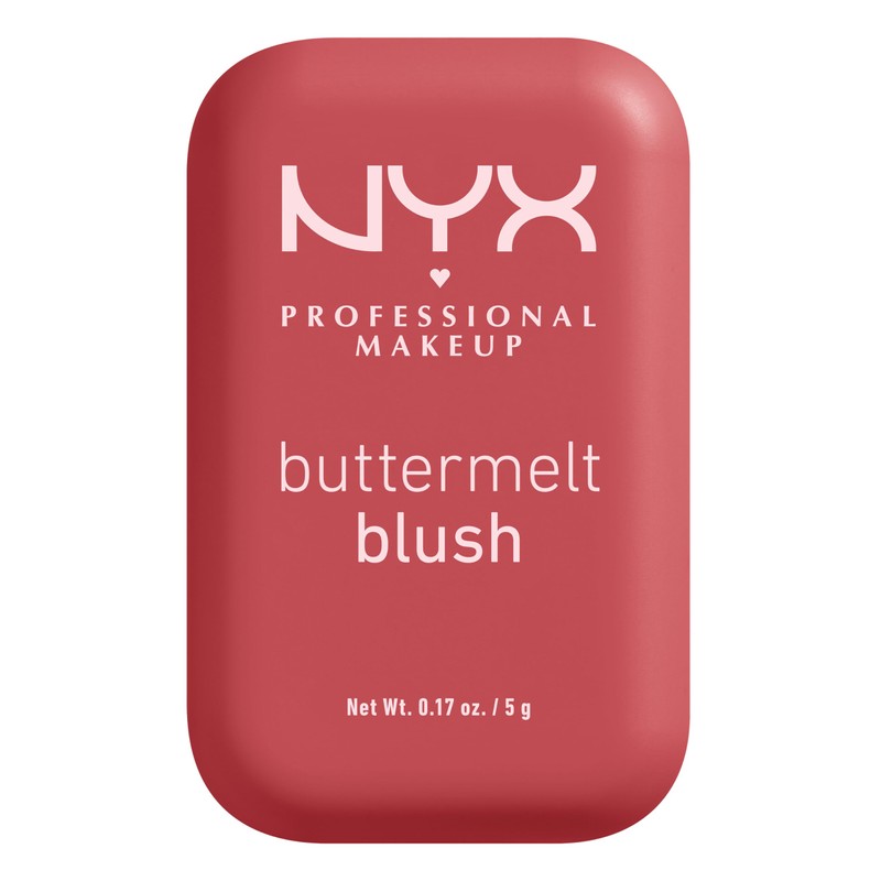 NYX Professional Makeup Buttermelt Blush, Butta Than Coral