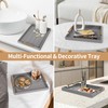 SXNOWS Wood Serving Tray with 2 Sets of Handles,Large Ottoman