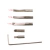 SEIWEI 7 in 1 Leather Grout Tools, Professional Folding Edge,