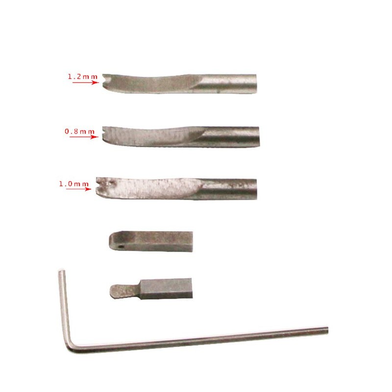 SEIWEI 7 in 1 Leather Grout Tools, Professional Folding Edge,