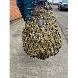 Equipride Large Twisted Haynet for Horse Hay Net with Ring on the Base 7 Colours (Navy)