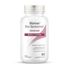 Bio-Berberine Advanced 500mg - High Strength Women & Mens Supplement – with Added Green Tea Extract & Chromium for Cardiovascular Health & Metabolic Support - 60 Vegan Capsules