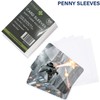 Regular Trading Card Soft Sleeves Ultra Clear Plastic Penny Protector
