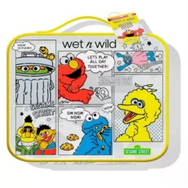 wet n wild 5pc Wet n Wild Sesame Street Mirror Sponge Curler Limited Edition Makeup Bag