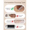 SUNMON Silicone Door Draft Stopper, 39in Upgraded Door Slide-On Under
