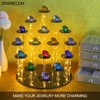 DIWNELEM 16 Tier Acrylic Cupcake Stand Display Riser Holder for