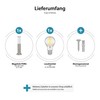 ledscom.de Poru Bollard Light for Outdoor Use, Stainless Steel, Round,