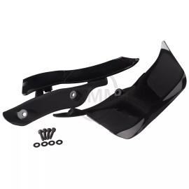Unbranded Adjustable Black Deflectors Side Wings Accent For Harley Road Glide FLTRX FLTRU