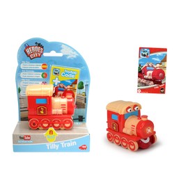 Dickie Toys 203121004 Helden Der Stadt Electric Railway Zara with Trading Cards