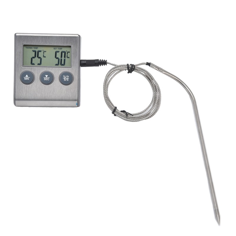 Digital Touchscreen Food Thermometers High Accuracy Waterproof Portable Meat Thermometers
