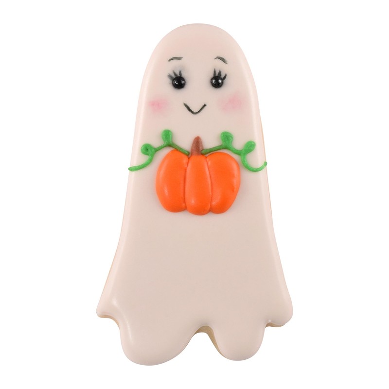 R & M International 8025 Ghost Shaped Tinplated Steel Cookie