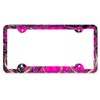 Pink Camouflage License Plate Frame