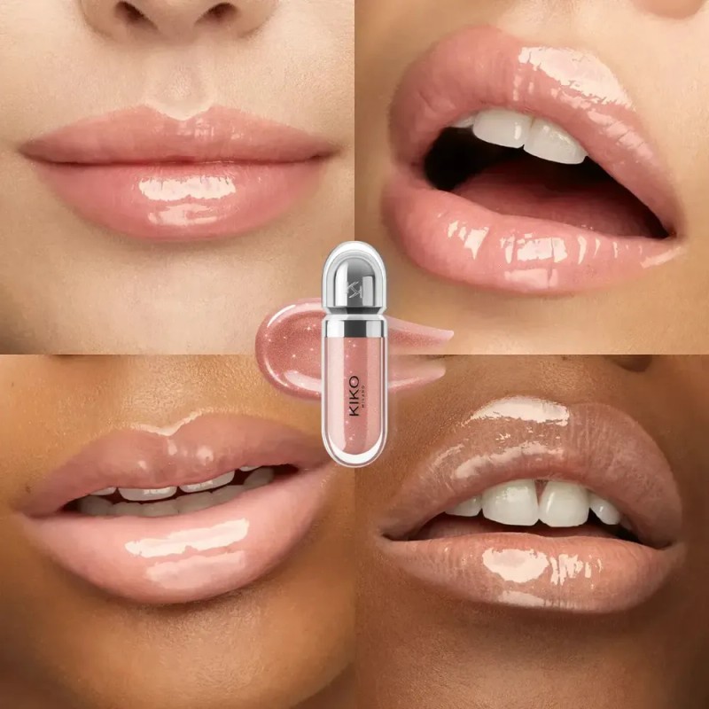 Kiko Milano Kit De Mini Glosses Nuevo Tamaño 3 Tonos