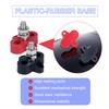 JIQI 2Pcs Bus Bar Terminal Block 5/16" Single Stud Battery