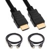 Cable Builders Short HDMI Cable [2-Pack], UHD Ultra High Speed