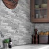 DEWOO 10-Sheet Peel and Stick Wall Tiles PVC Backsplash Back