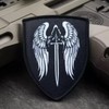 Velcro Patches, Angel with Sword Print Tactical Morale Patch Hook