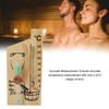 Aqur2020 Accurate Temperature Sauna Thermometer with 15 Minute Sand Timer,