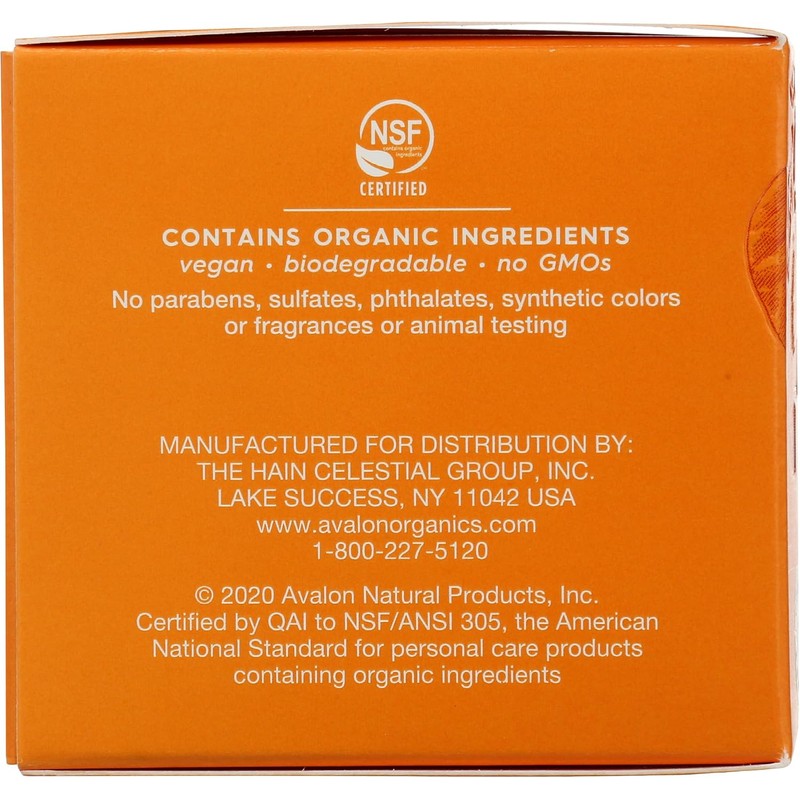 Avalon Organics Renewal Crème Riche with Vitamin C, 1.7 Oz
