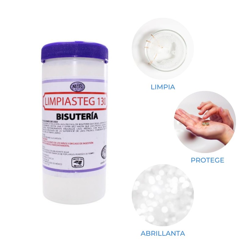 KAP TOOLS - Liquido Para Limpiar Joyería, Bisutería Limpiasteg. Limpiador