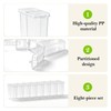 8PCS Travel Salt and Pepper Shakers Mini Dishwasher Safe Portable