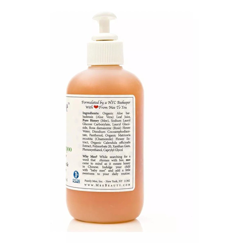 Mee Beauty Lavar Bebé Niños Shampoo - Aloe Orgánica, Manzanilla