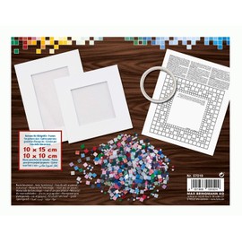 Folia 57019 Mosaic Handicraft Set with 2 Picture Frames 800-Pieces