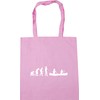 Hippowarehouse Canoeing evolution Tote Shopping Gym Beach Bag 42cm x38cm,