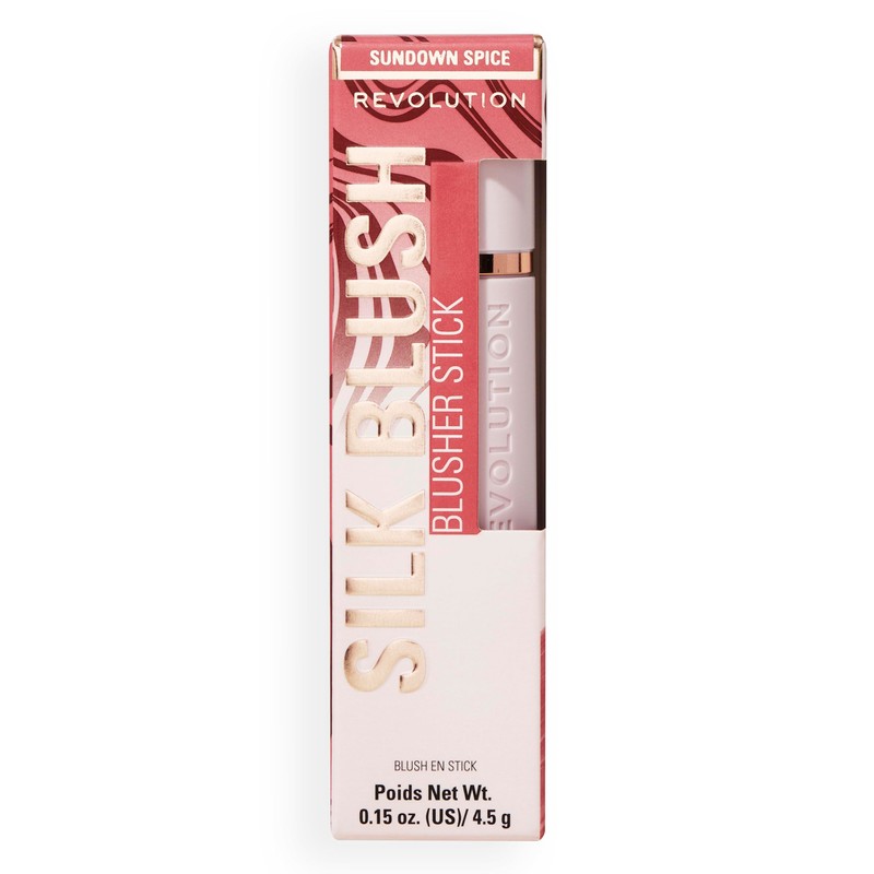 Revolution Skin Silk Blush Stick - Restorative Colour for Cheeks,