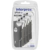 3x Interprox Plus Interdental Brushes Grey X-maxi Pack of 4