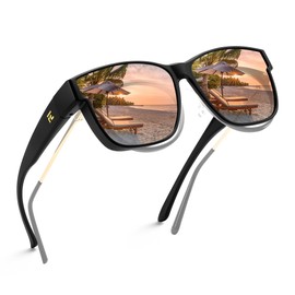 FEISEDY Polarized Sunglasses Fit Over Glasses Women, Fit over Glasses Sunglasses for Driving UV400 Protection B0250