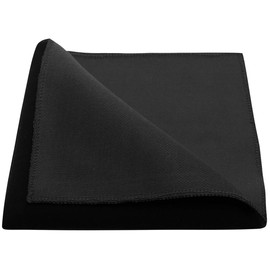 Luxury Black Velvet Pocket Square, Handkerchief