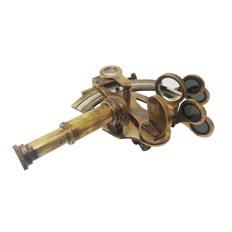 Brass Nautical - Sextant Brass Navigation Instrument Sextante Navegacion Marine