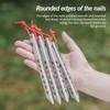 Boundless Voyage Outdoors Titanium Tent Stakes Pegs Camping Anchor Tent