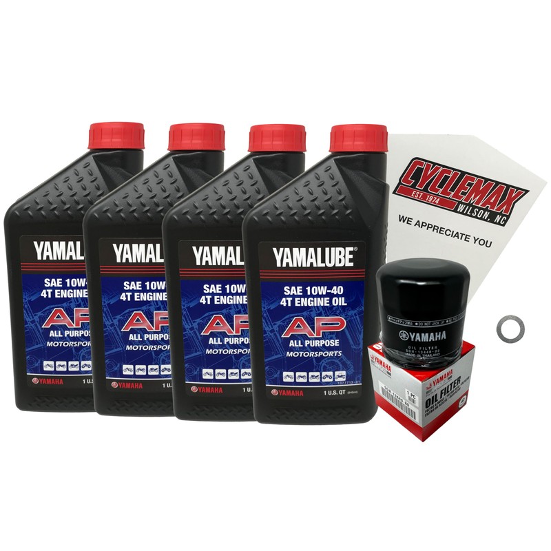 Cyclemax Oil Change Kit compatible with 2022 Yamaha Tracer 9