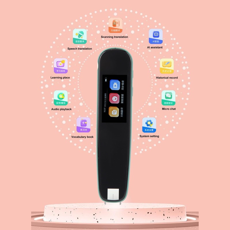 Fockety Pen Scanner, Text to Speech Device for Dyslexia, LCD